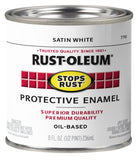 RustOleum 7791730 Protective Enamel, 8Ounce, Satin White