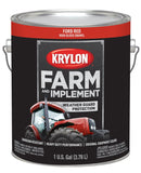 Krylon 1972 Farm & Implement Brush, High Gloss, Ford Red, 1 Gallon Architectural Paints