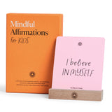 Intelligent Change 30 Positive Mindful Affirmation Cards for Kids with Display Stand - Perfect Gifts for Children & Teachers - D