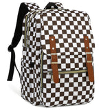 Fuyicat Checkered Laptop Backpack for Women Men Travel Business Work, Girls Boys School Backpack College Bookbag Fit 15.6 Inch N