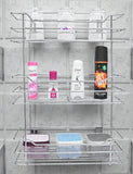 FineArts3 Shelf Rack_Z_Fine Heavy Duty Stainless Steel Kitchen & Bathroom Organizer RustFree MultiPurpose Rack for Home Space