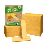 Silkyhose 6PK Compressed PopUp Cellulose Sponges, TearResistant & Thick