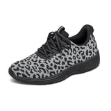 Orthofeet Kita Orthopedic Womens Sneaker, Snow Leopard, Size 10 Wide