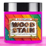 GOODTAKE Pink Wood Stain Powder, Wood Dye Stain Powder that Makes Vibrant Wood, Premium Fast Dry Light Wood Stain Powder for Cra