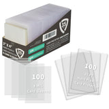 Binditek 200 Pack 3 x 4 Hard Plastic Card Protectors and Sleeves Bundle, Includes 100 Rigid 35PT Card Protectors and 100 Penny S