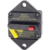 Blue Sea Systems 7080 285-Series Circuit Breaker, Panel Mount, 25A