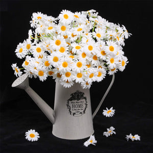 AmyHomie Artificial Flowers, Silk Daisy, Artificial Gerber Daisy for Home Decoration, Artificial Daisy for Wedding Decoration (W