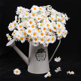 AmyHomie Artificial Flowers, Silk Daisy, Artificial Gerber Daisy for Home Decoration, Artificial Daisy for Wedding Decoration (W