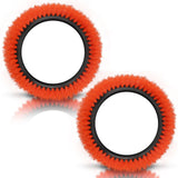 237047 Orange Tile and Resilient Floor Scrub Brush for Oreck Bissell,2 Pack