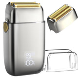 Electric Razor for Men Face, Bazivve Electric Shavers for Men, Foil Shaver with 3 Adjustable Speeds, Rechargeable Waterproof Clo