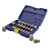 IRWIN Screw Extractor Set, Hex Head, MultiSpline, 25Piece (53227)