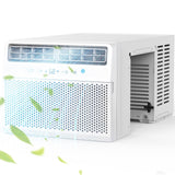 Electactic Window Air Conditioner, 12000 BTU Window AC Unit, Cooling Room 550sq.ft, Fast Cooling, 24H Timer,Dehumidifier Mo, Ene