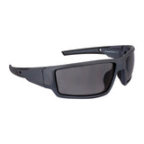 Crossfire Radians 41291 Cumulus Premium Safety Eyewear - Aluminum Gray Frame - Smoke Lens - Unisex