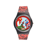 Marvel Iron Man Hulk Captain America Avenger Super Hero Round Analogue Wrist Watch For Kids Birthday Gift For Boys Age 6 To 12 Y