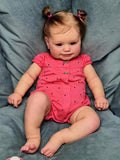 TERABITHIA Lifelike Reborn Baby Dolls - 24Inches Soft Vinyl Handmade Realistic Baby Dolls Adorable Smiling Lifelike Newborn Todd