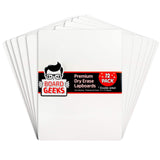Board Geeks Bigtime 12 Pack 9x12 Classroom Whiteboards for Kids - Small Double-Sided White Board - White Boards Bulk Set, Classr