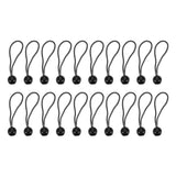 Dahszhi 20 Pcs 4.7 Inch Tarp Bungee Balls,Ball Bungee Canopy Tarp Tie Down Cord,Storage Ropes for Indoor and Outdoor,13cm (Black