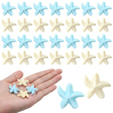 Bucherry 60 Pcs Mini Resin Starfish Ocean Decor Tiny Summer Beach Flatback DIY Charms Crafts Sea Shell Figurines Hairpin Accesso