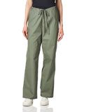 Dickies womens Signature Unisex Drawstring Medical Scrubs Pants, Olive, Large US