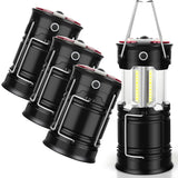 4 Pack Lantern Camping Essentials Lights, Led Flashlight for Power Outages, Tent Lights for Emergency, Survival Gear and Supplie