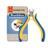 Beadalon Ergo End Cutter - Precision Wire Cutters for Jewelry Making & Beading Supplies, 5.25 in