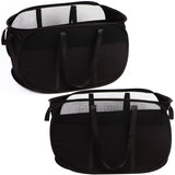 2 Pcs Collapsible Laundry Baskets, Tear Proof Pop Up Laundry Hamper with Dual Handles, Durable Foldable Laundry Basket, Easy to 