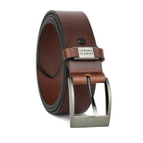 Urban Forest Finn Smooth Brown Casual Leather Belt For Men