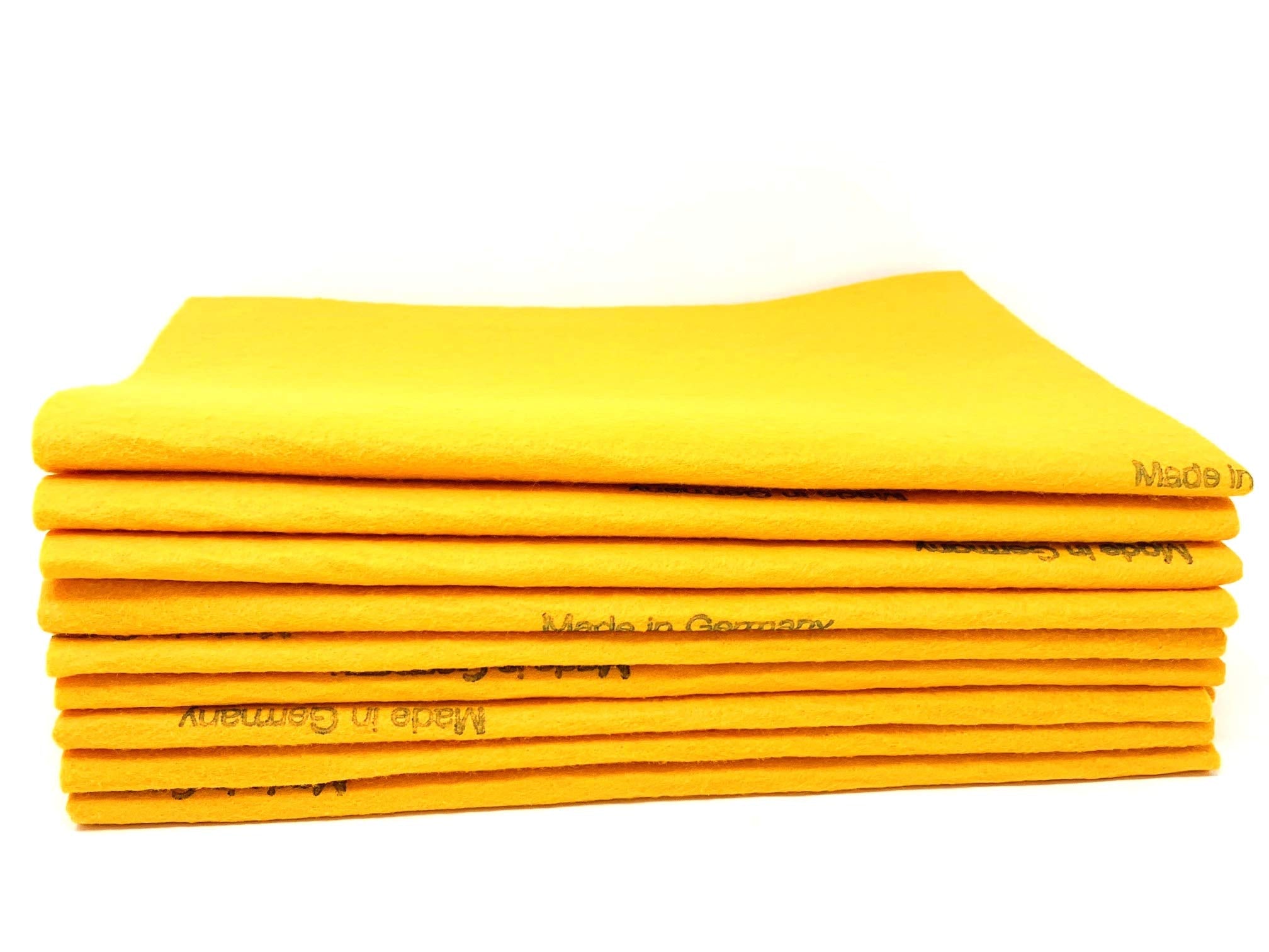 10 Pack Extra Large Original German Shammy Cloths Chamois Towels Absorbent Super Shammy For Pets, Parenting Tool Cleaning For Ho