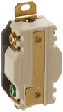 Locking Devices, TwistLock, Industrial, Flush Receptacle, 30A 125/250V, 3Pole 4Wire Grounding, L1430R, Screw Terminal, Black