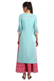 Aurelia Women Floral Print Viscose Straight Kurta_22Fea11726-502009_S