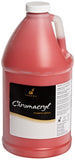 Chroma Chromacryl Premium Acrylic Paint - 1/2 Gallon - Set Of 6 - Warm Colors