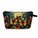 MoCaliduccious Butterfly Makeup Bag Elegant 3D Flutter Design Cosmetic Pouch for Women Travel Toiletry Organizer Cute Butterfly 