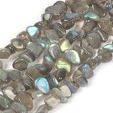 Natural Labradorite Freedom Chips Loose Beads 6-13mm for Jewelry Making DIY Handmade Craft 16 inch