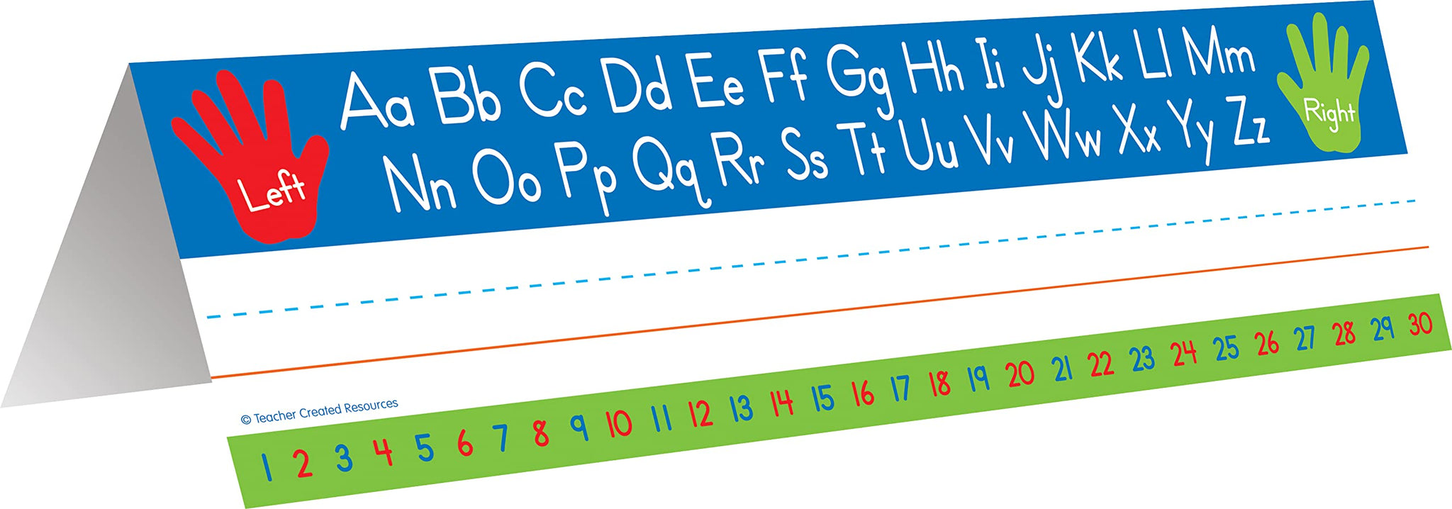 Teacher Created Resources 5723 Left Right Alphabet Tented Name Plate