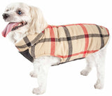 Pet Life Allegiance Plaid Dog Coat - Insulated Plaid Dog Jacket With Reversible Sherpa - Winter Dog Clothes For Small Medium Large Dogs -Like New