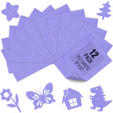12PCS Lavender Felt Fabric Sheets 9 x 12 - 1.6mm Thick Soft Felt for Craft Sewing DIY Patchwork Art Projects Decorations