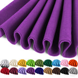 Purple Felt Fabric 36 x 36 (1 Square Yard), Soft 1.6mm Thick Felt Sheets for Craft Sewing Patchwork DIY Art Projects Decorations