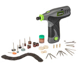 Genesis GLRT08B65 8V Variable Speed Rotary Tool with Removeable LithiumIon Battery Pack, Charging Stand, 120Volt ETL Wall Ada