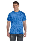 TieDye 5.4 oz., 100% Cotton TieDyed TShirt2XL (Spider Royal)