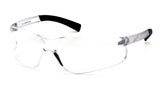Pyramex Safety S2510R15 Clear Reading Glasses, Scratch Resistant, Frameless Bifocal 1.5+