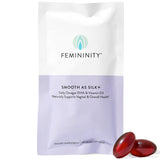Femininity Smooth as Silk+ 30-Day Refill for Vaginal Dryness (60 Softgels) - Blend of Sea Buckthorn Oil, Vitamin D3 and Plant-Ba