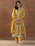 Libas Women'S Silk Blend Kurta Sets (49521R Mustard M