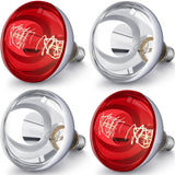 VIHOSE 4 Pack 250 Watt Heat Lamp 120v R40 Heat Lamp Bulbs Glass Incandescent Light Bulbs Incandescent Heating Lightbulbs for Rep
