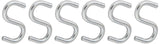 Stanley Hardware S759110 CD8470 Open S Hooks in Zinc plated, 6 pack