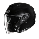 HJC i31 Solid Open Face Motorcycle Helmet, DOT Approved (Black, XX-Large)