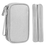 HCFGS Travel Cable Organizer,Electronics Organizer Case Portable Travel Pouch Waterproof Double Layers All-in-One Storage Bag fo