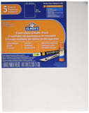 Elmers Foam Board MultiPack, 8 x 10 Inches, 3/16 Inch Thickness, White, 5 Count