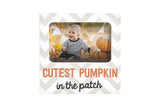 Kate & Milo Cutest Pumpkin in The Patch, Baby Photo Frame Keepsake, Baby's First Halloween, Baby Fall Decor, Halloween D cor Ac