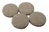 Shepherd Hardware 9921 4Inch Heavy Duty SelfAdhesive Felt Furniture Pads, 4Pack, Beige