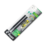 Pilot Refill for G2 Gel, Dr. Grip Gel/Ltd, ExecuGel G6, Q7, Fine Point Tip, Green, 2/Pack, PK PIL77243
